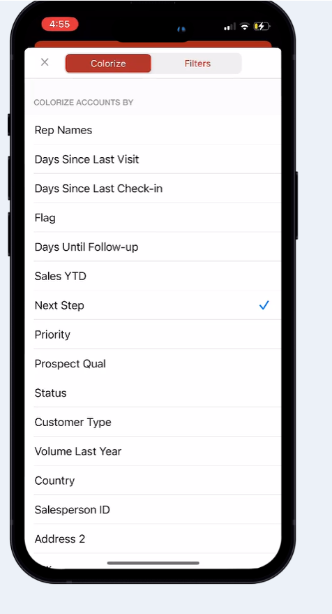 screenshot of Badger Maps